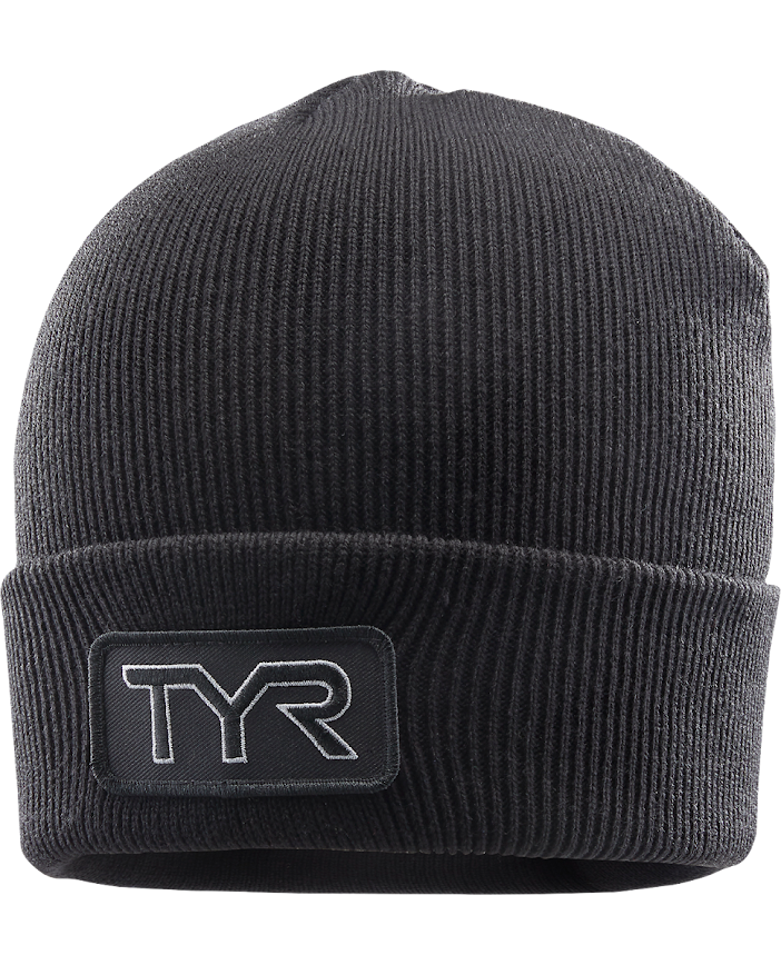 TYR unisex Black Beanie