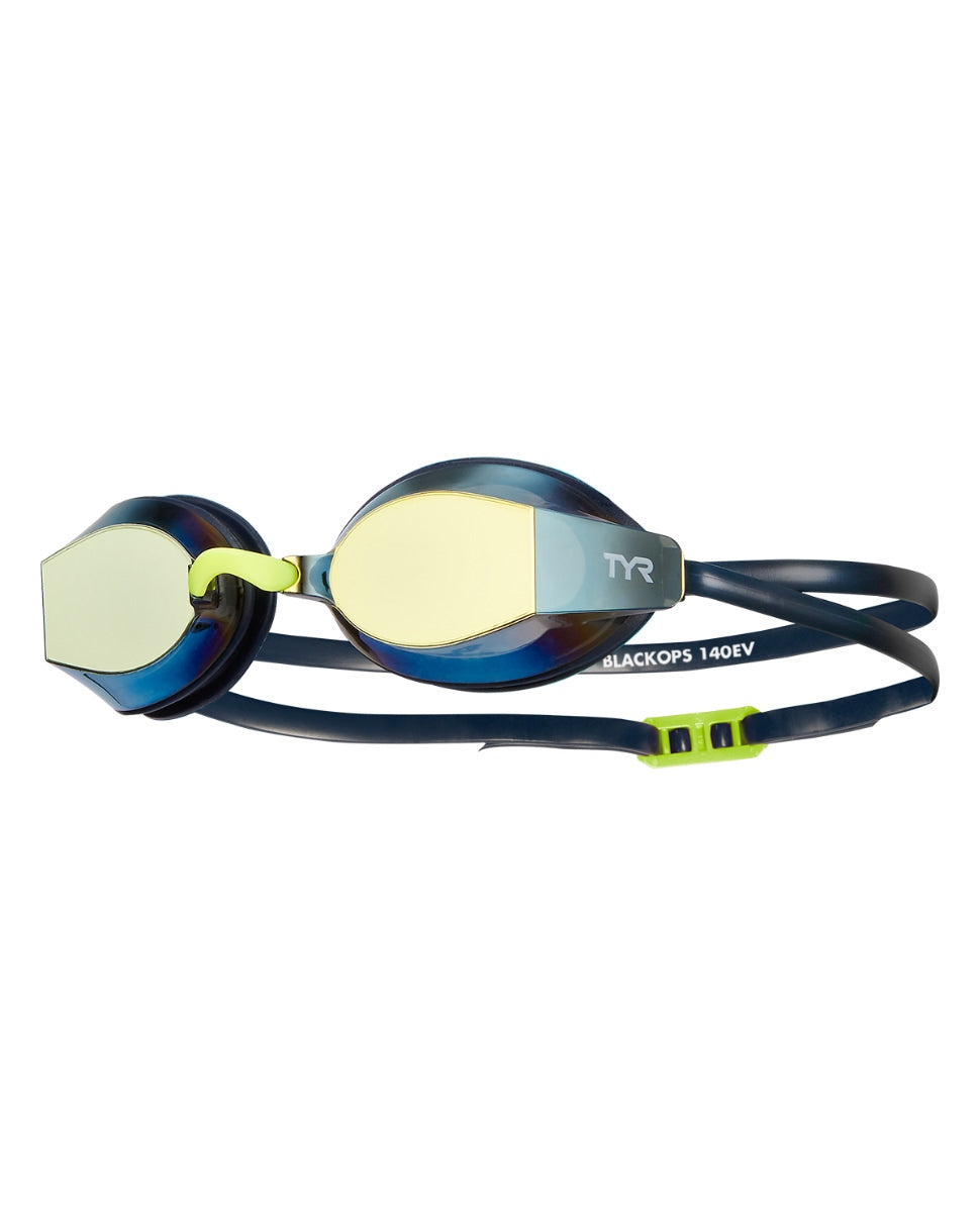 TYR Adults Black Ops 140 EV Mirrored Racing Goggles