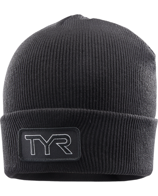 TYR unisex Black Beanie
