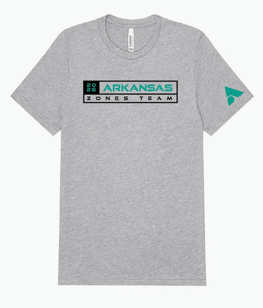 Arkansas Zones Grey T-shirt